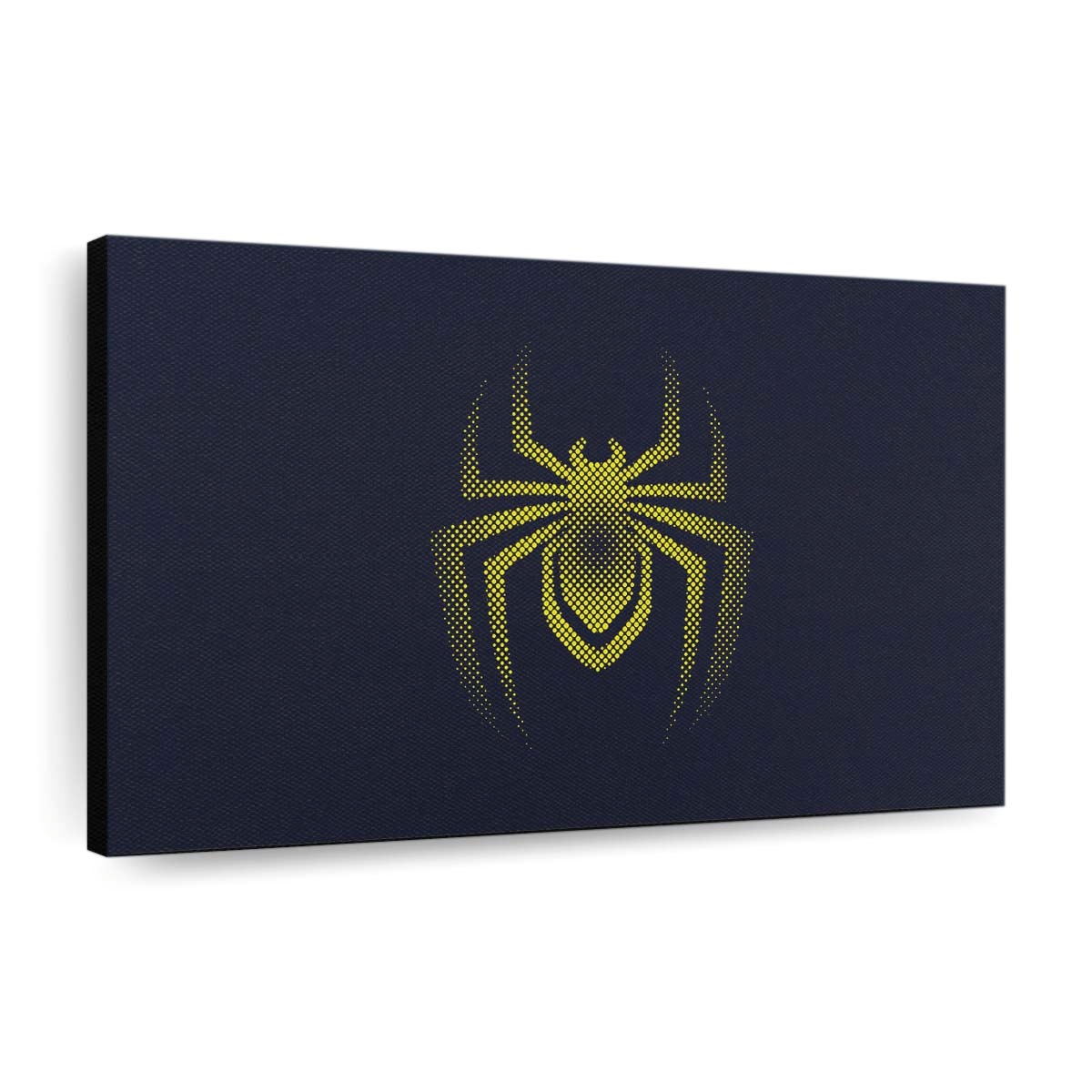 Spider Man Miles Morales Logo Minimal Leinwandbild - Wanddeko