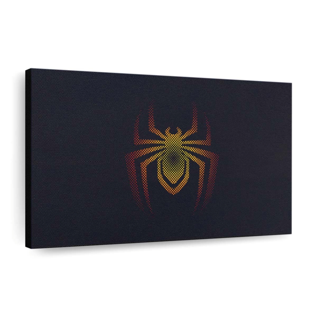 Spider Man Miles Morales Minimal Logo Leinwandbild - Wanddeko