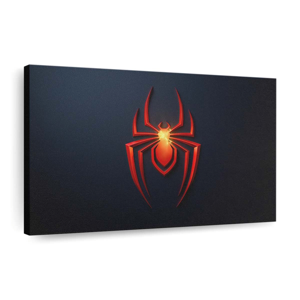Spider Man Miles Morales Game Logo Leinwandbild - Wanddeko