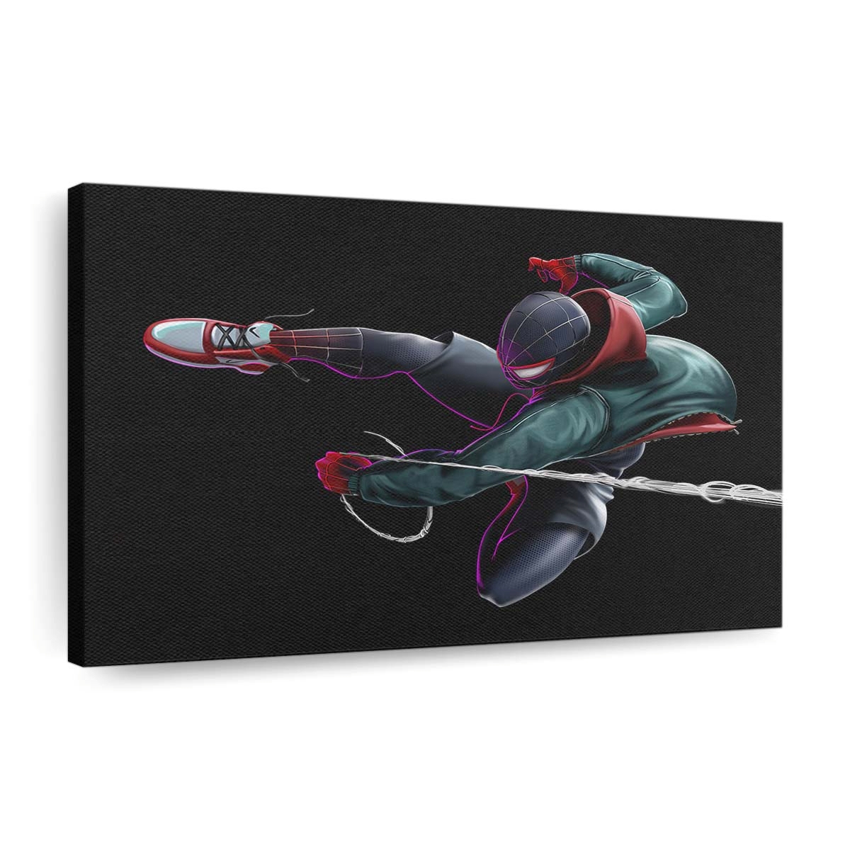 Spider Man Miles 5 Leinwandbild - Wanddeko