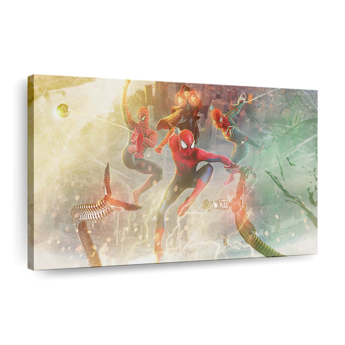 Spider Man: No Way Home Fan Art Leinwandbild - Wanddeko