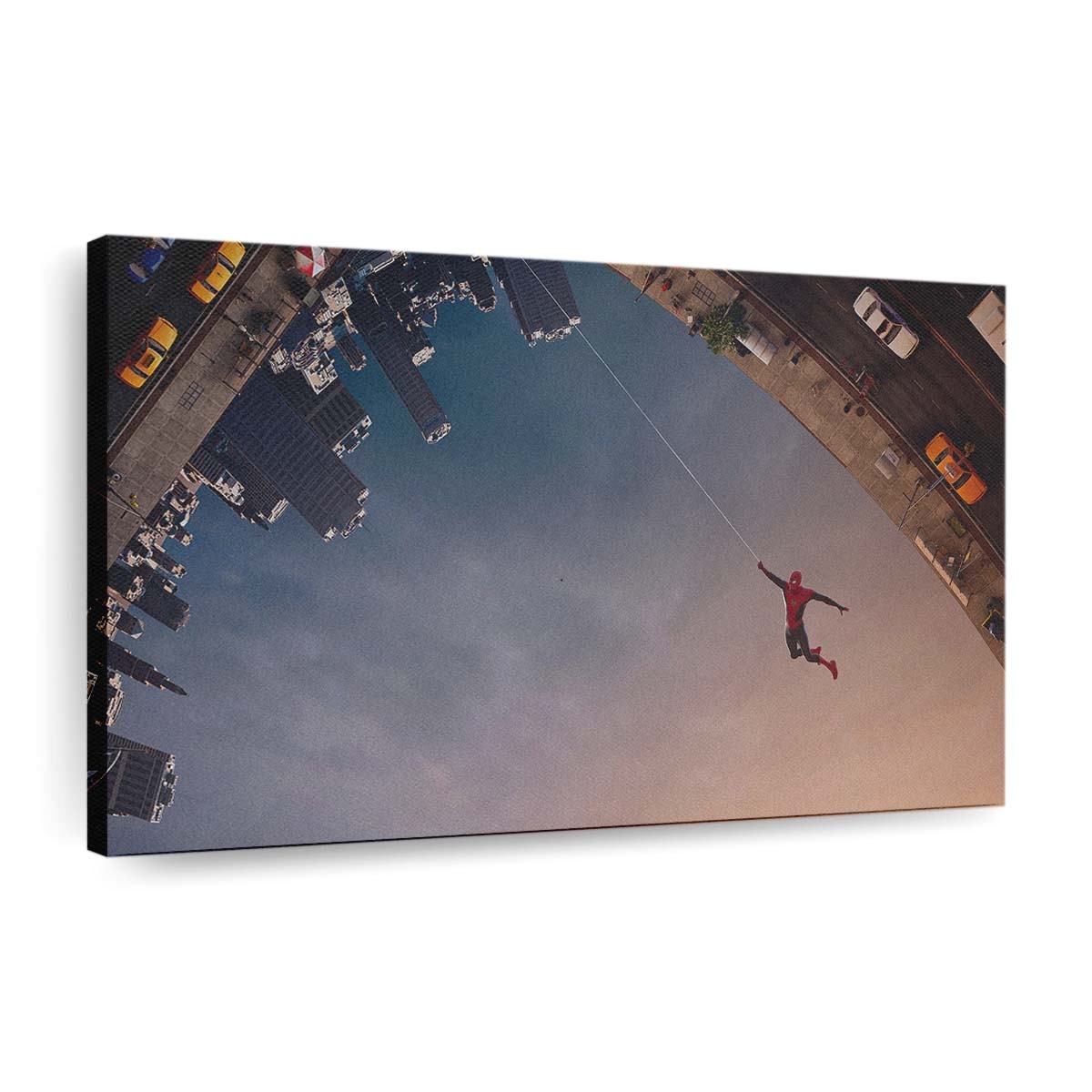 Spider Man: No Way Home Swinging Leinwandbild - Wanddeko