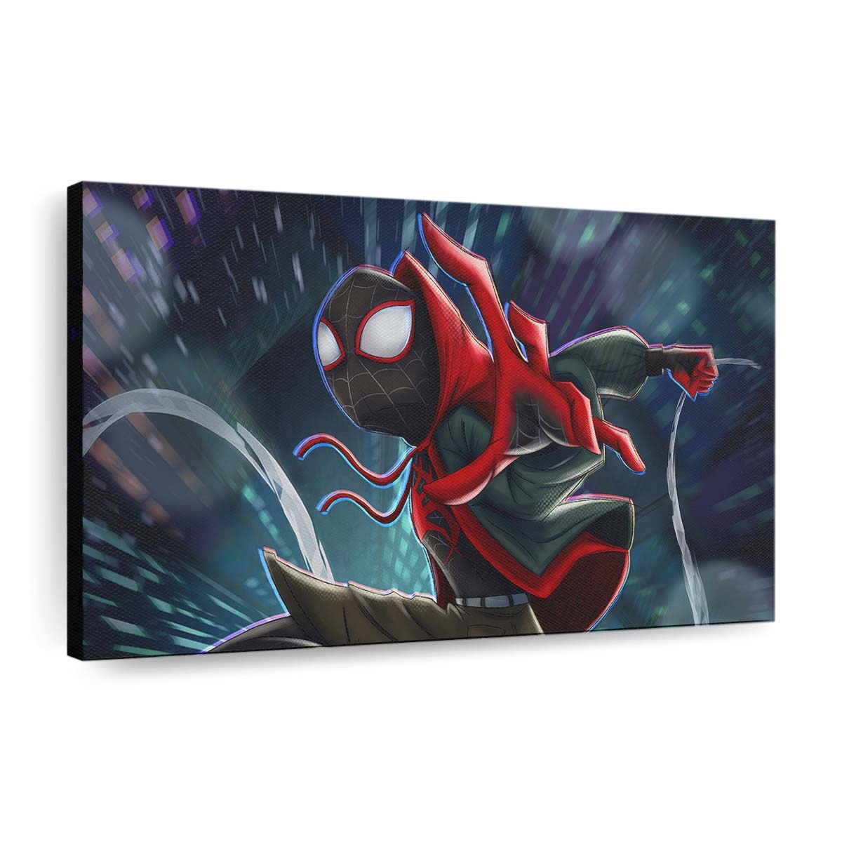 Spider Man On Art Leinwandbild - Wanddeko