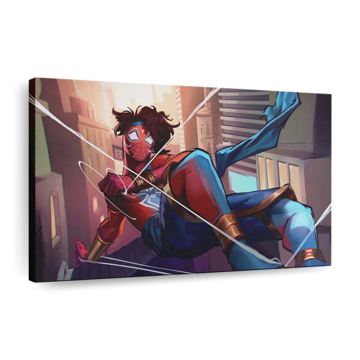 Spider Man Pavitr Prabhakar Leinwandbild - Wanddeko