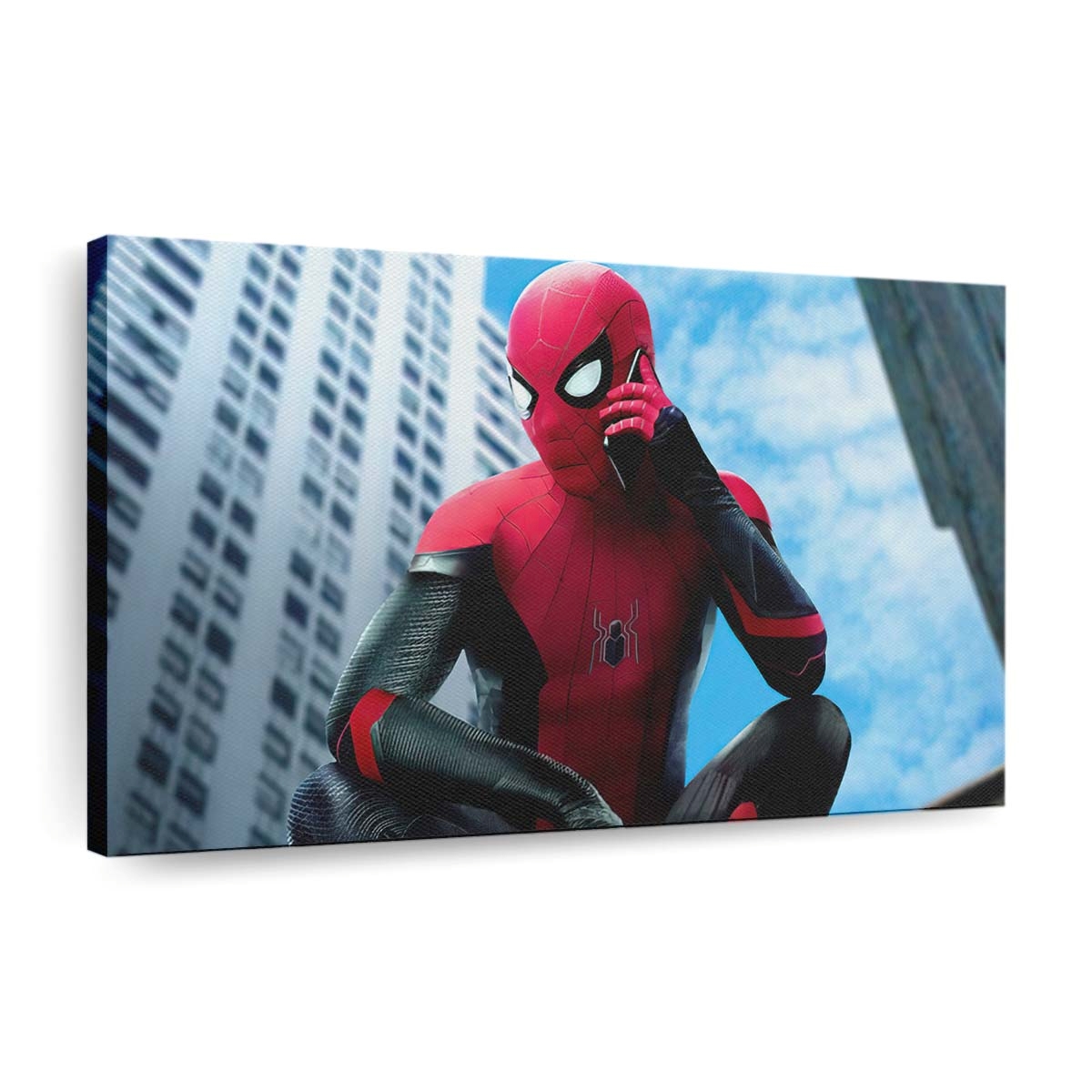 Spider Man Phone Home 2021 Leinwandbild - Wanddeko