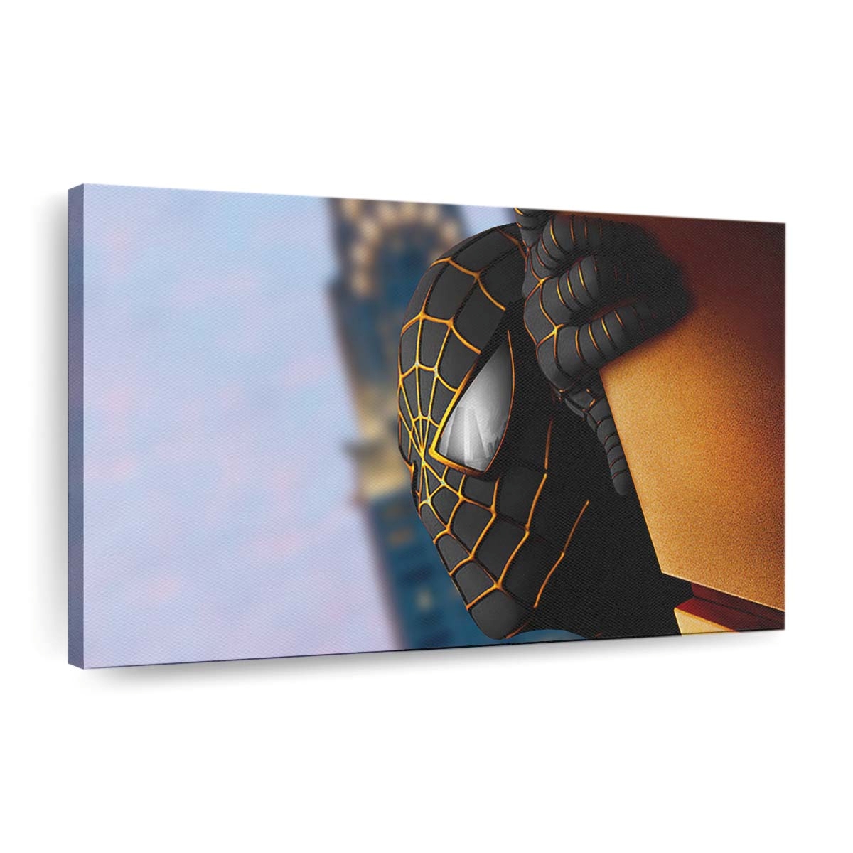 Spider Man Raimi Verse Gold Suit Leinwandbild - Wanddeko