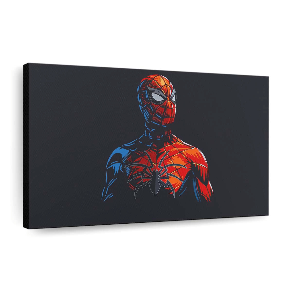 Spider Man Red Minimalism Leinwandbild - Wanddeko