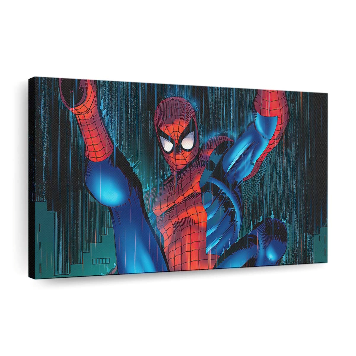 Spider Man Red Suit Leinwandbild - Wanddeko
