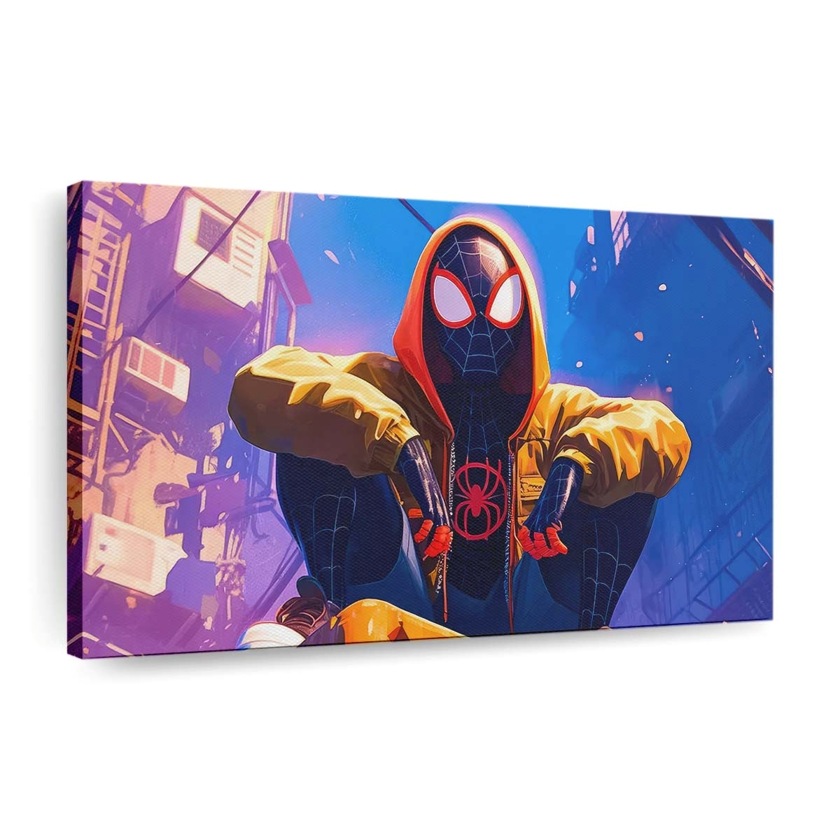 Spider Man Spectacular Stunt Leinwandbild - Wanddeko