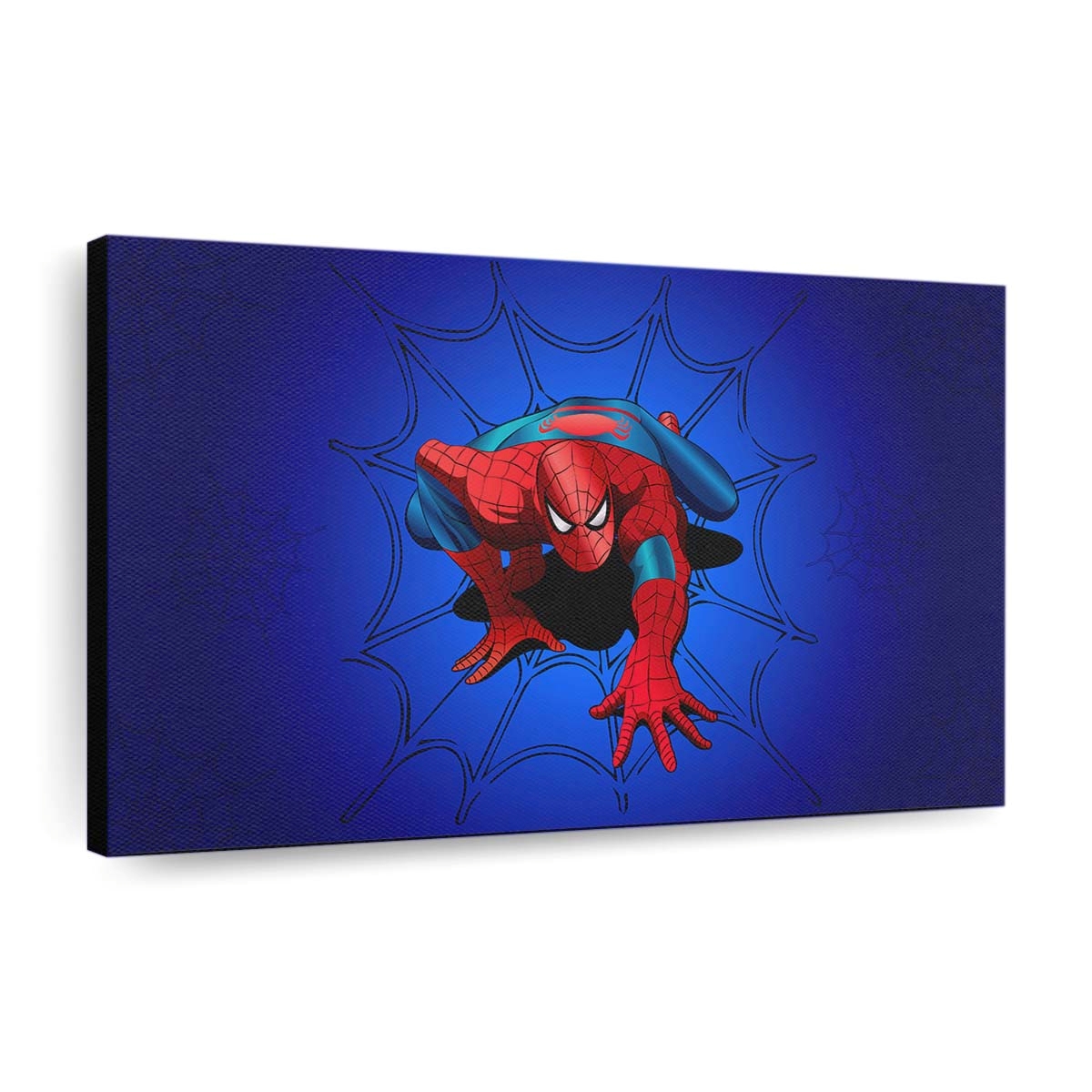 Spider Man Sticker Art Leinwandbild - Wanddeko