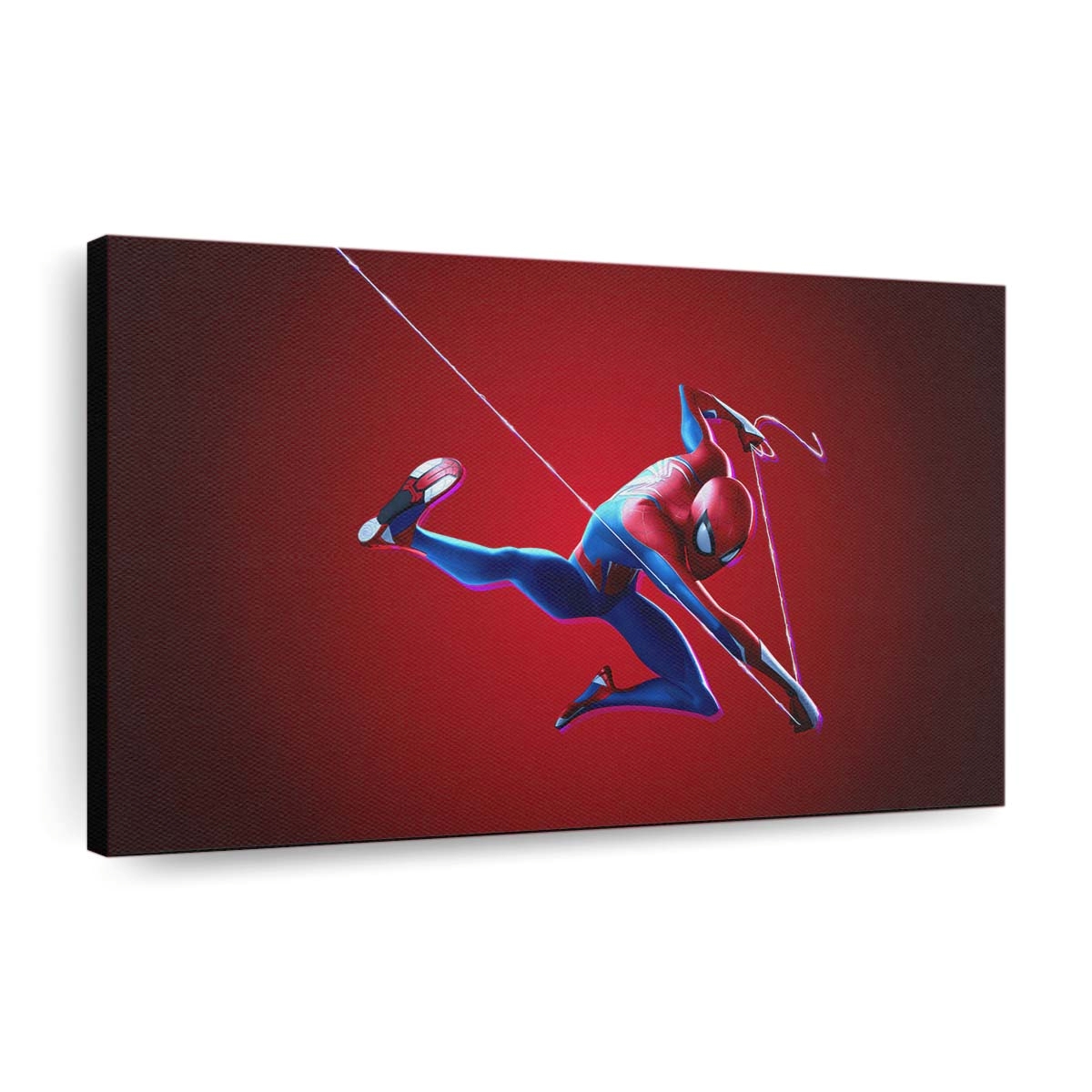 Spider Man Netz 2 Leinwandbild - Wanddeko