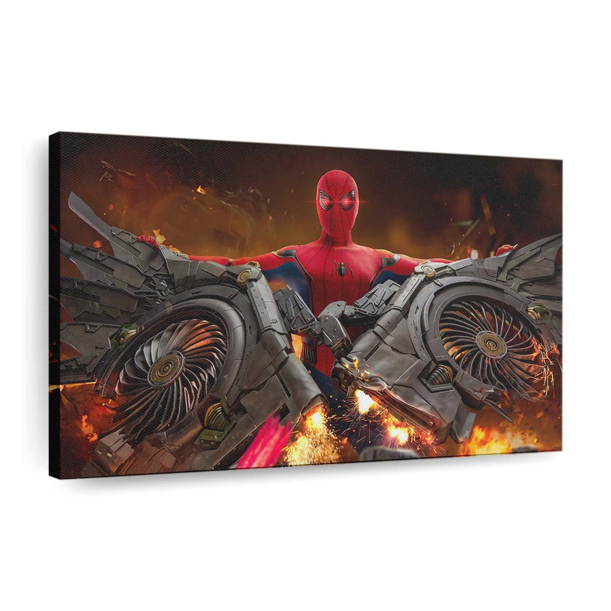 Spider Man Flügel Kunst Leinwandbild - Wanddeko