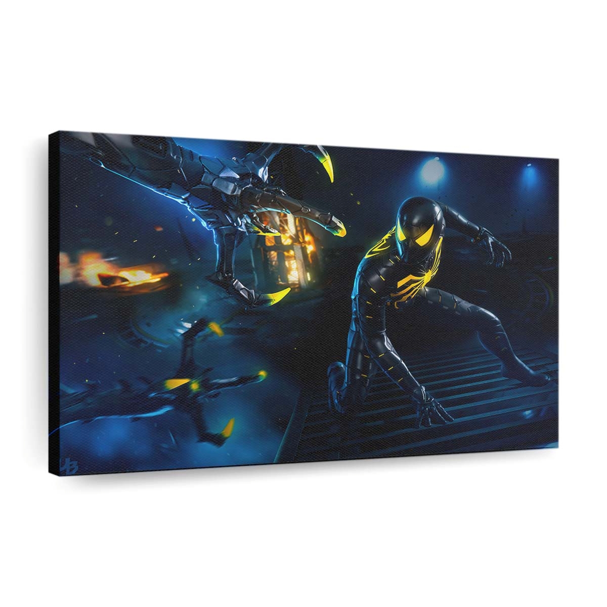 Spider Man Anti Ock Anzug 4 Leinwandbild - Wanddeko