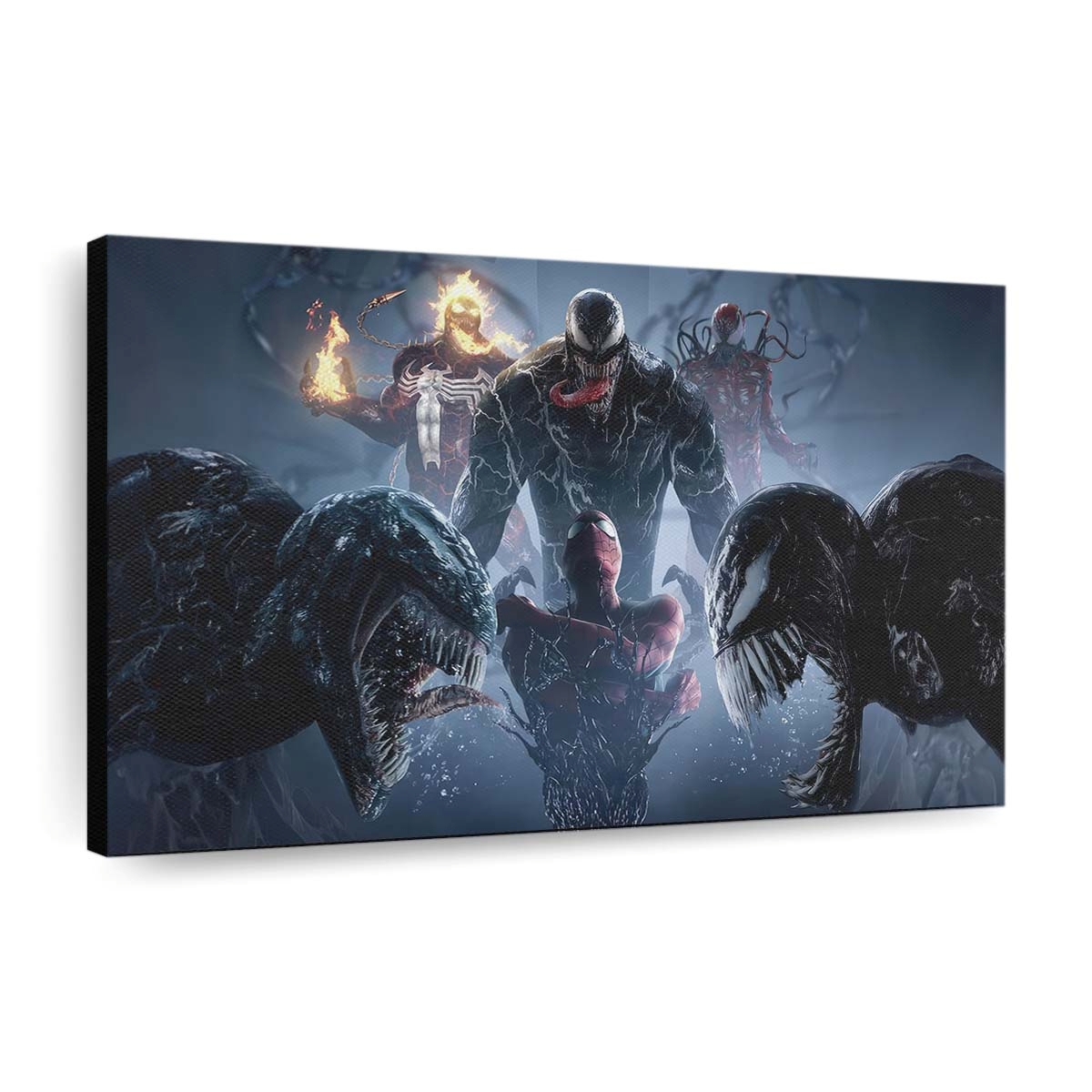 Spider Multiverse Heroes Unite Leinwandbild - Wanddeko