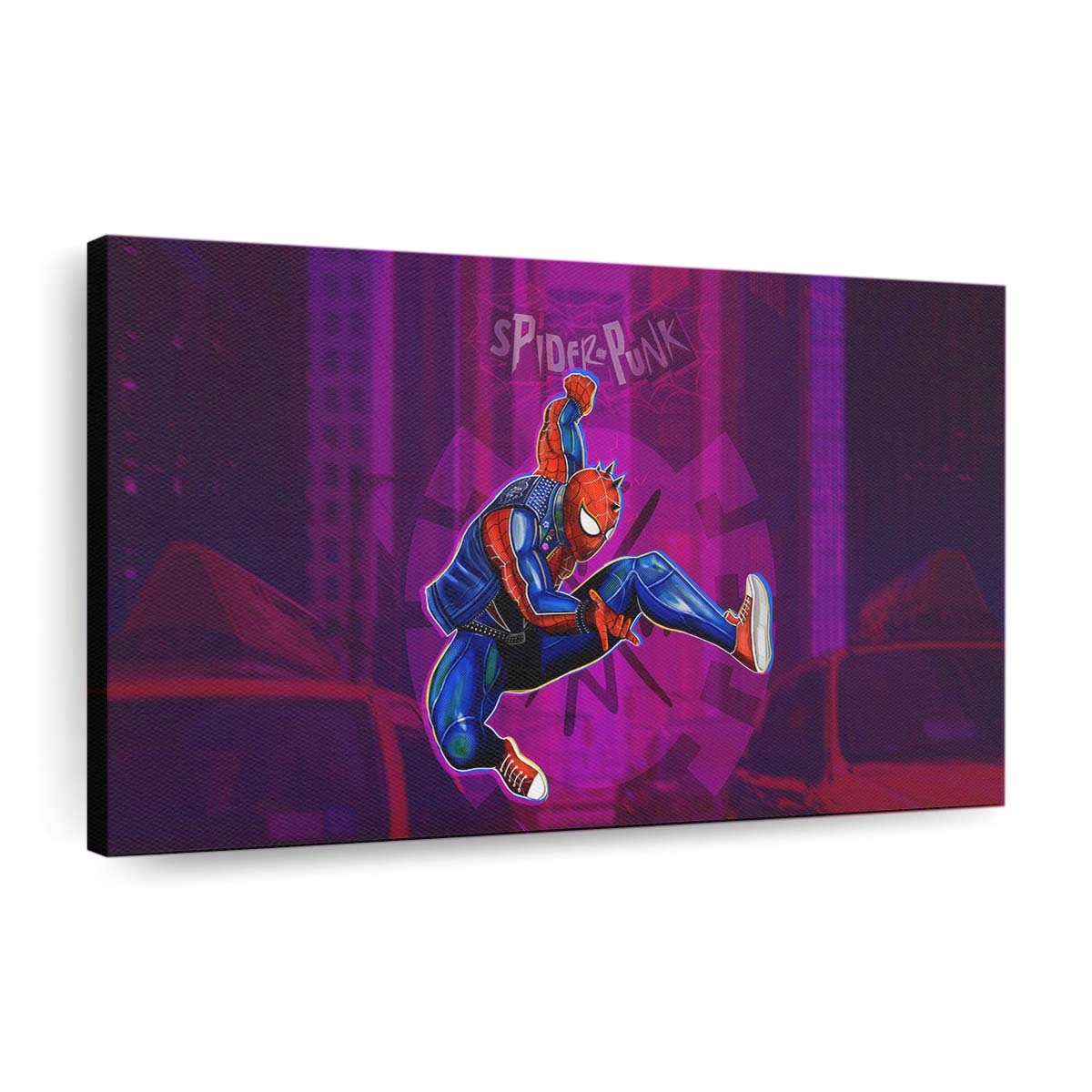 Spider Punk Leinwandbild - Wanddeko