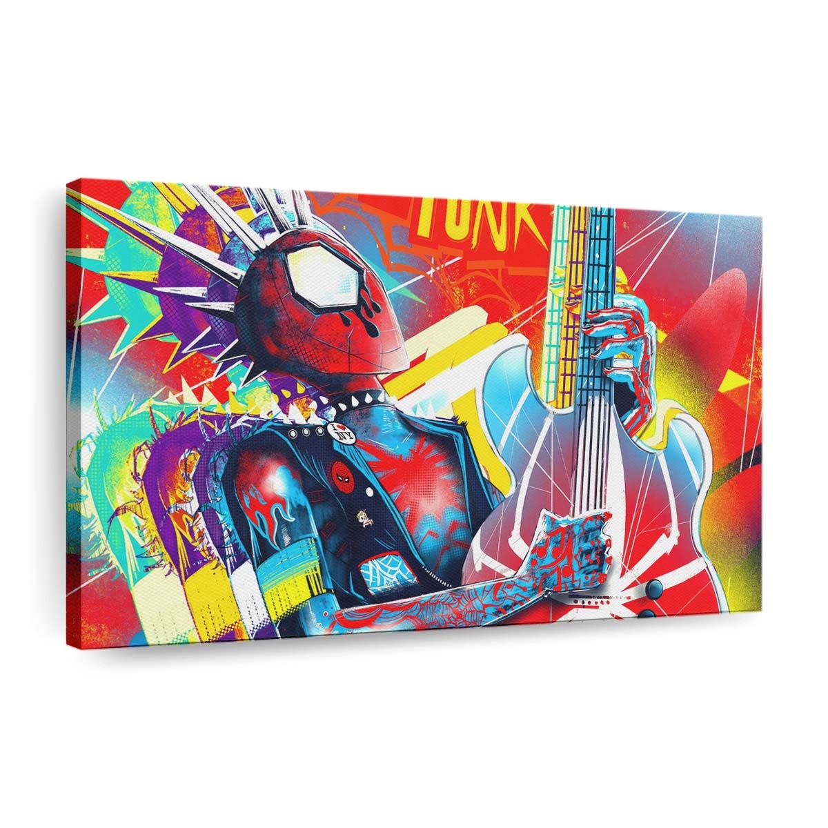 Spider Punk in Spider Man: Across the Spider Verse Leinwandbild - Wanddeko