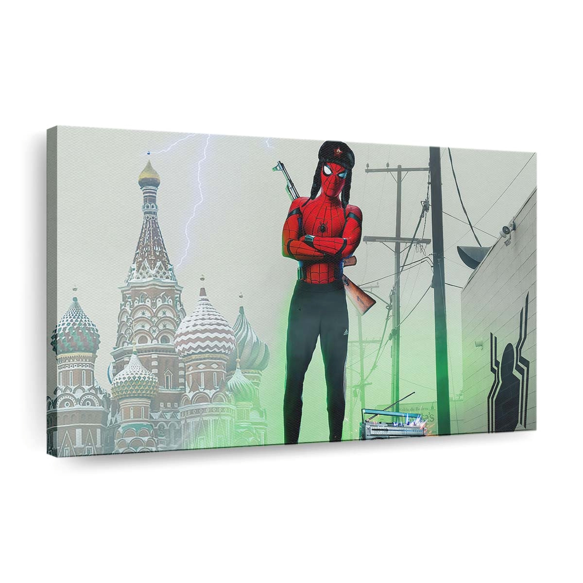 Spider Slav Konzeptposter Leinwandbild - Wanddeko