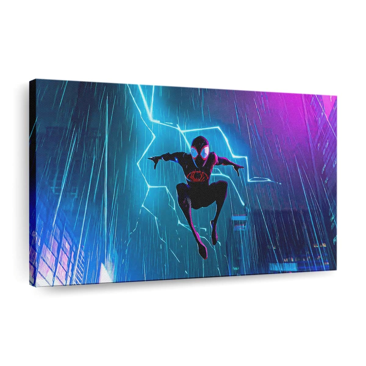 Spider Verse Exploring The Multiverse Leinwandbild - Wanddeko