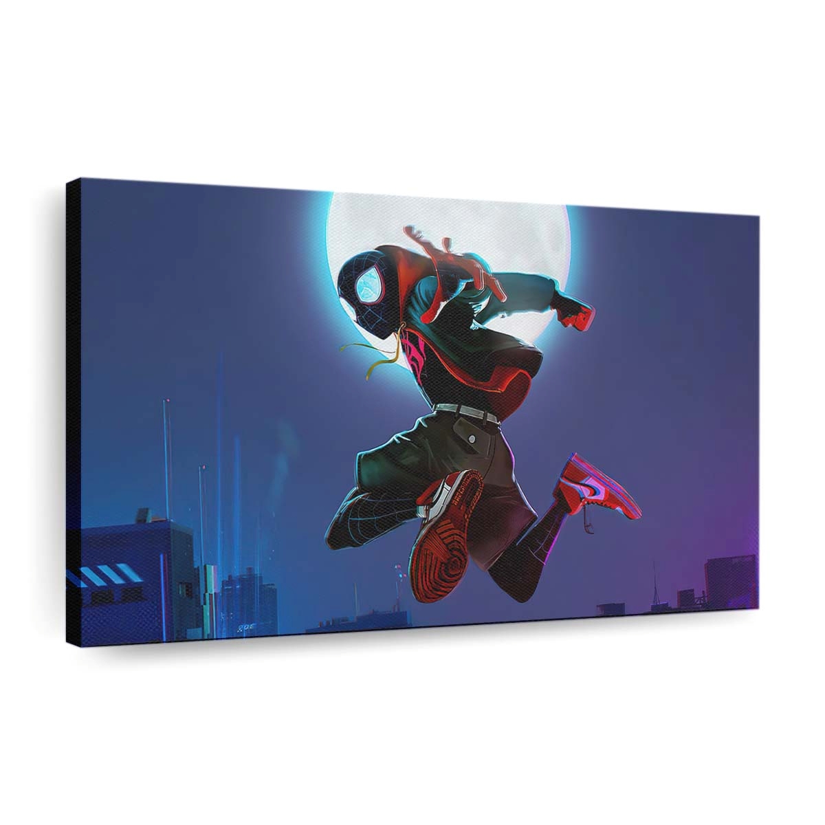 Spider Verse Miles 2020 Leinwandbild - Wanddeko