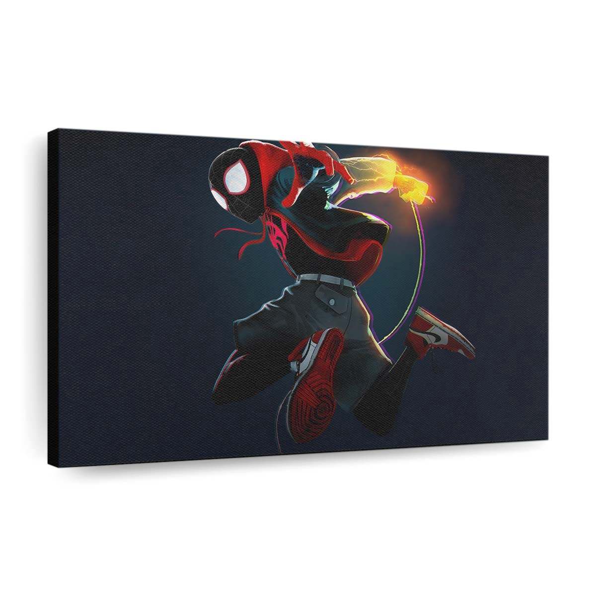 Spider Verse Miles Morales Cover Leinwandbild - Wanddeko
