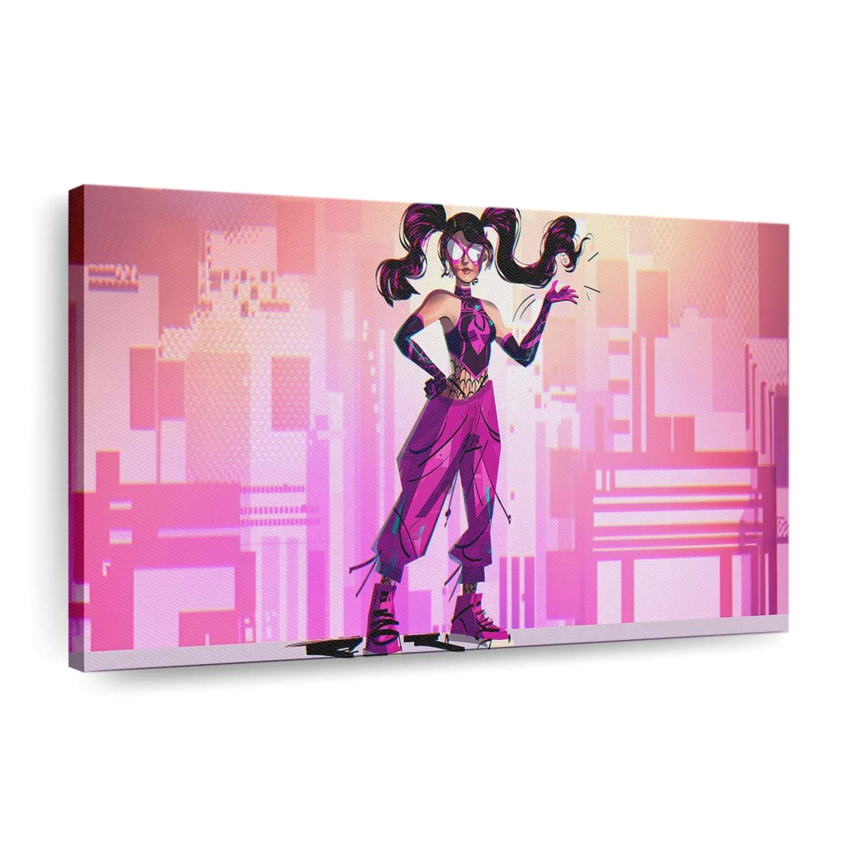 Spider Woman Mayhem Leinwandbild - Wanddeko