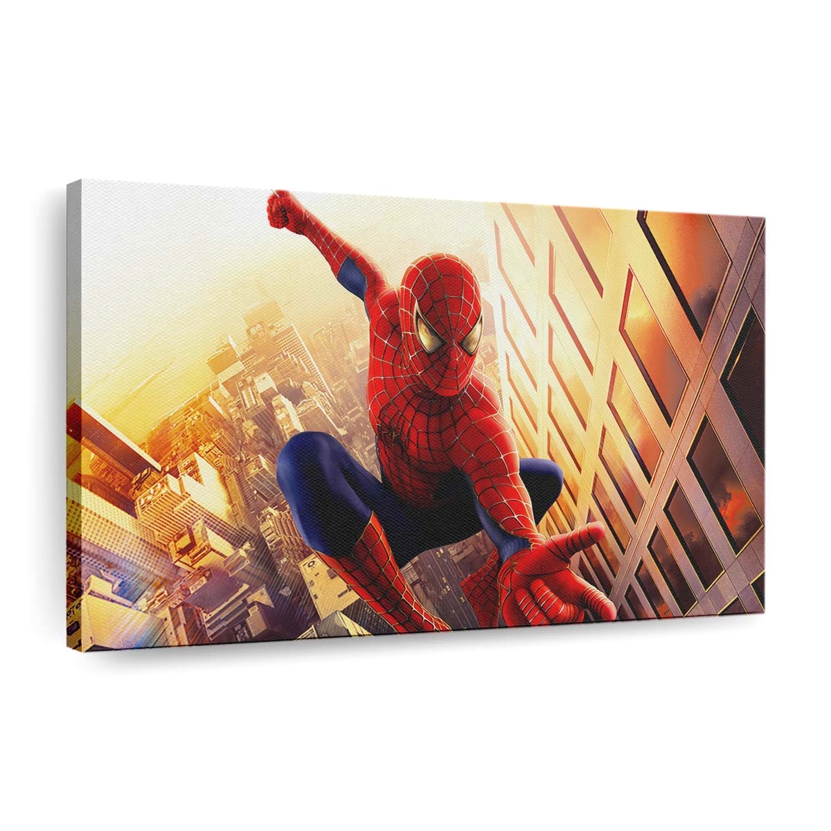 Spider Man 2002 2 Leinwandbild - Wanddeko