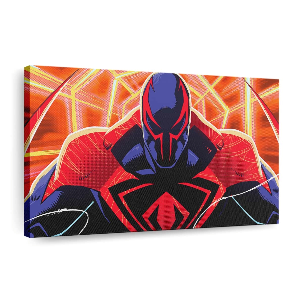 Spider Man 2099 Digitale Kunst Leinwandbild - Wanddeko