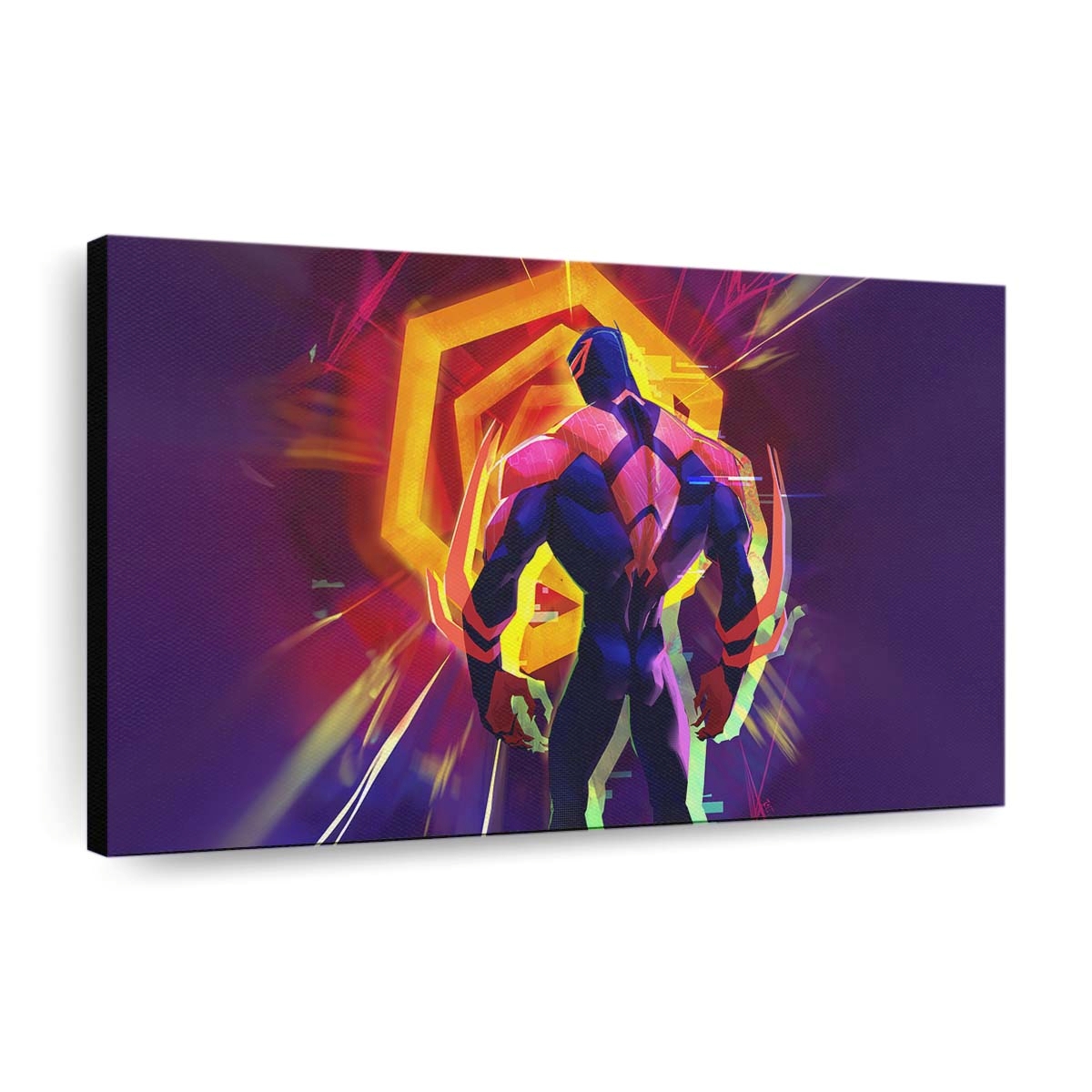 Spider Man 2099 Across Dimensions Leinwandbild - Wanddeko