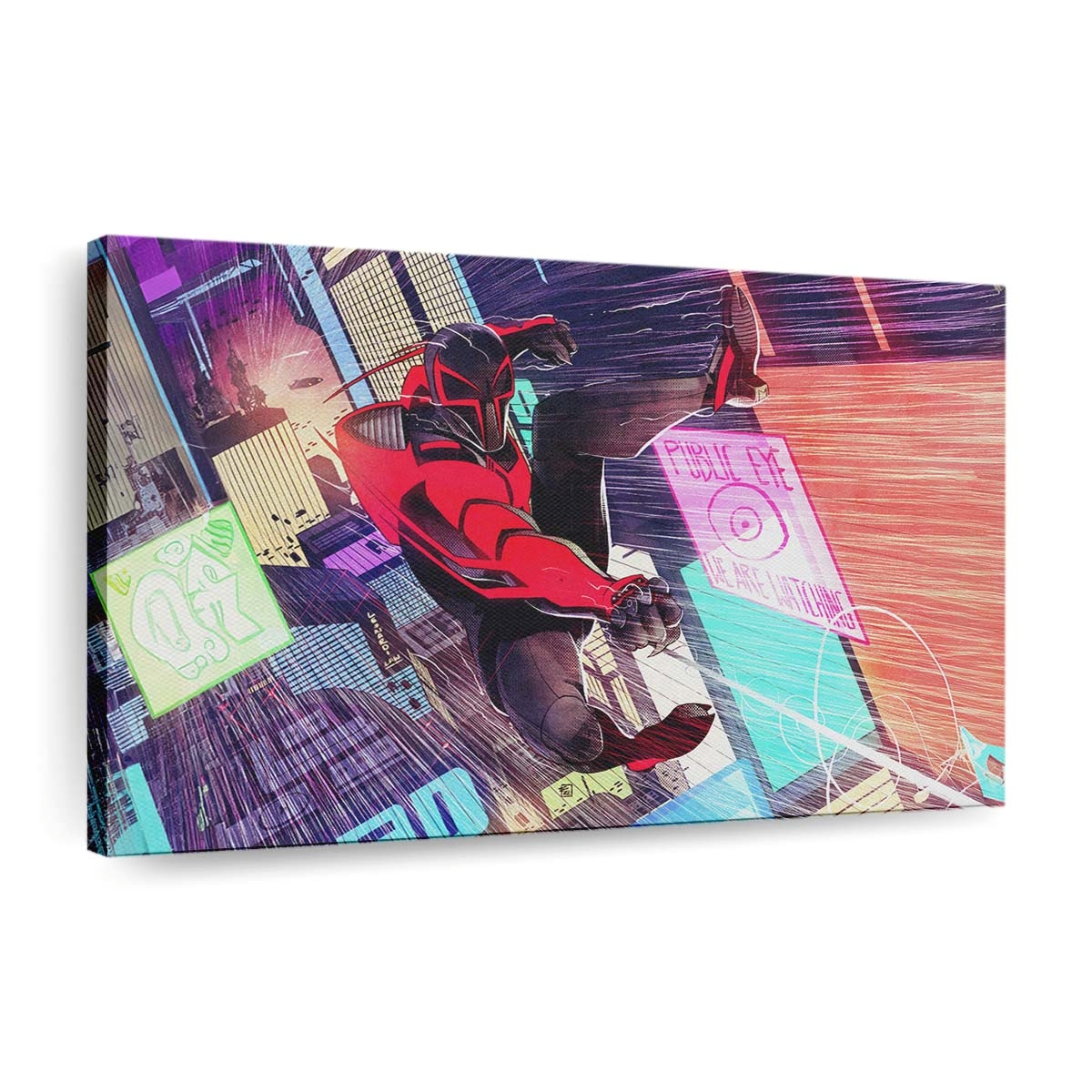 Spider Man 2099 alias Miguel O Hara 2 Leinwandbild - Wanddeko