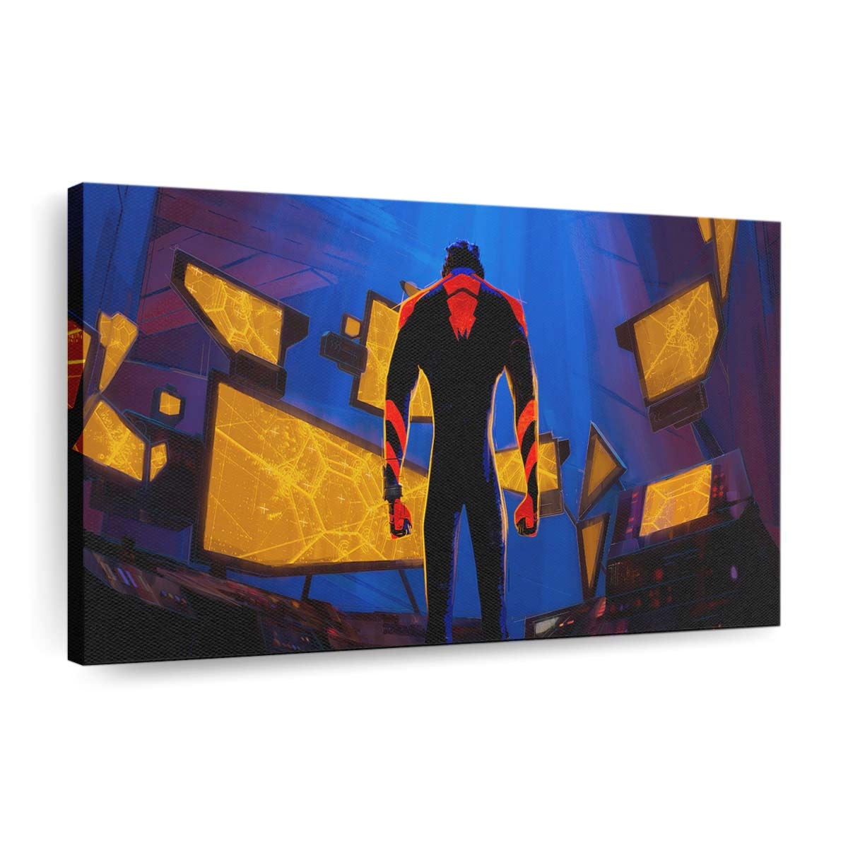 Spider Man 2099 in Spider Man: Across the Spider Verse Leinwandbild - Wanddeko
