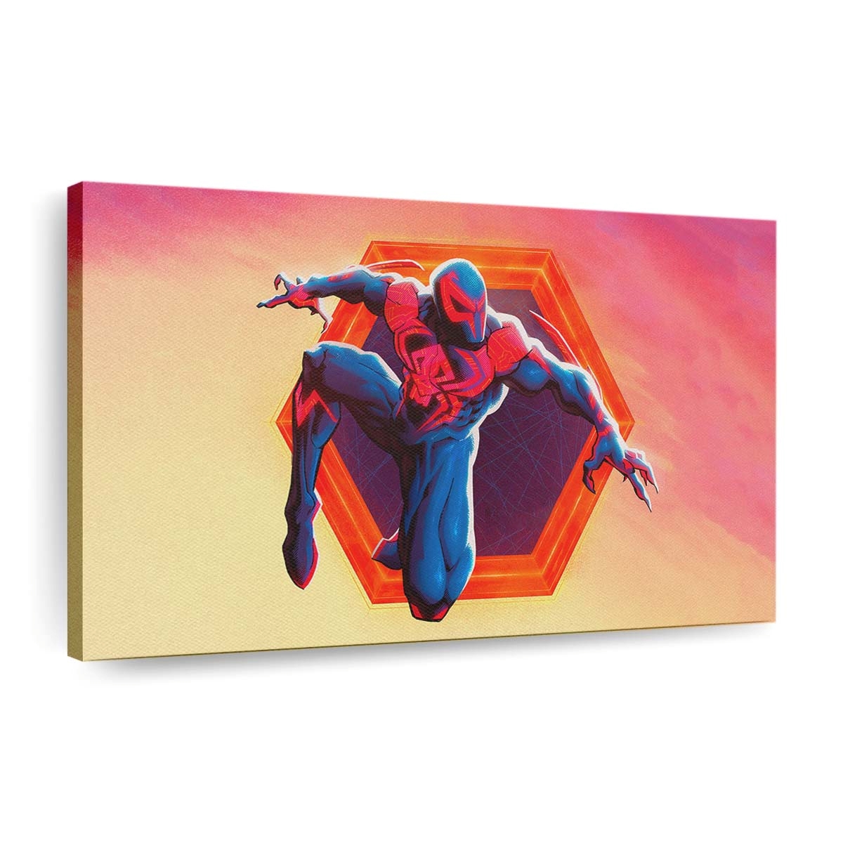 Spider Man 2099 in Spider Man: Across the Spider Verse 2 Leinwandbild - Wanddeko