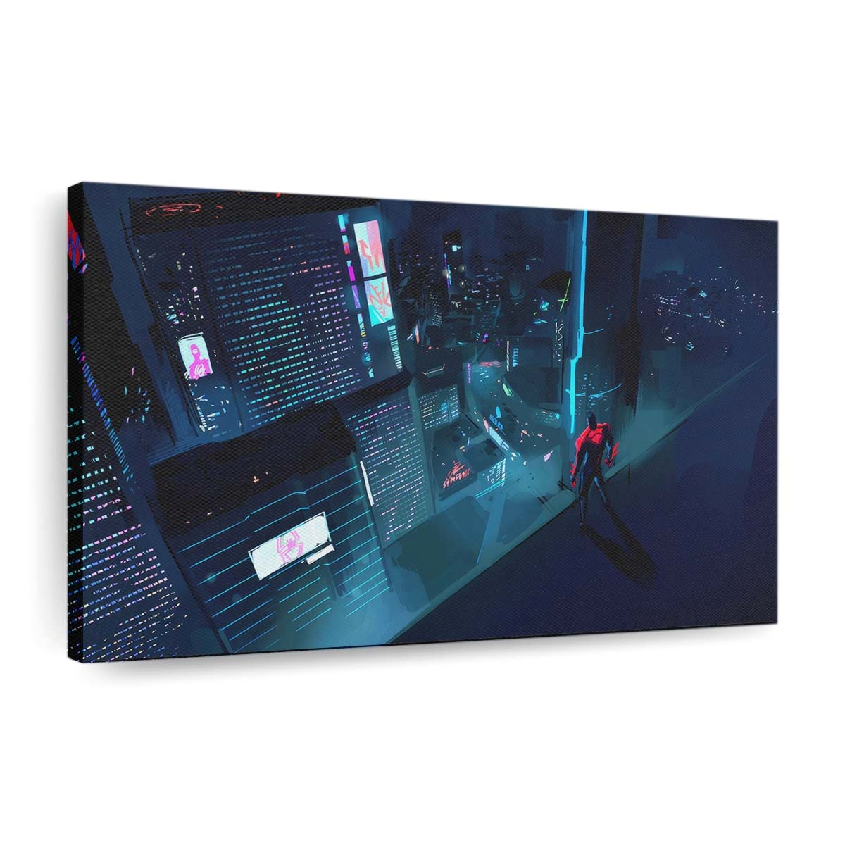 Spider Man 2099 Spider Man Across the Spiderverse Leinwandbild - Wanddeko