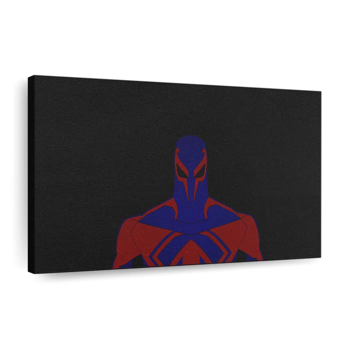 Spider Man 2099 Spider Man Miguel O Hara Superhelden Minimalismus Minimalistischer Künstler Kunstwerk Digitale Kunst HD Leinwandbild - Wanddeko