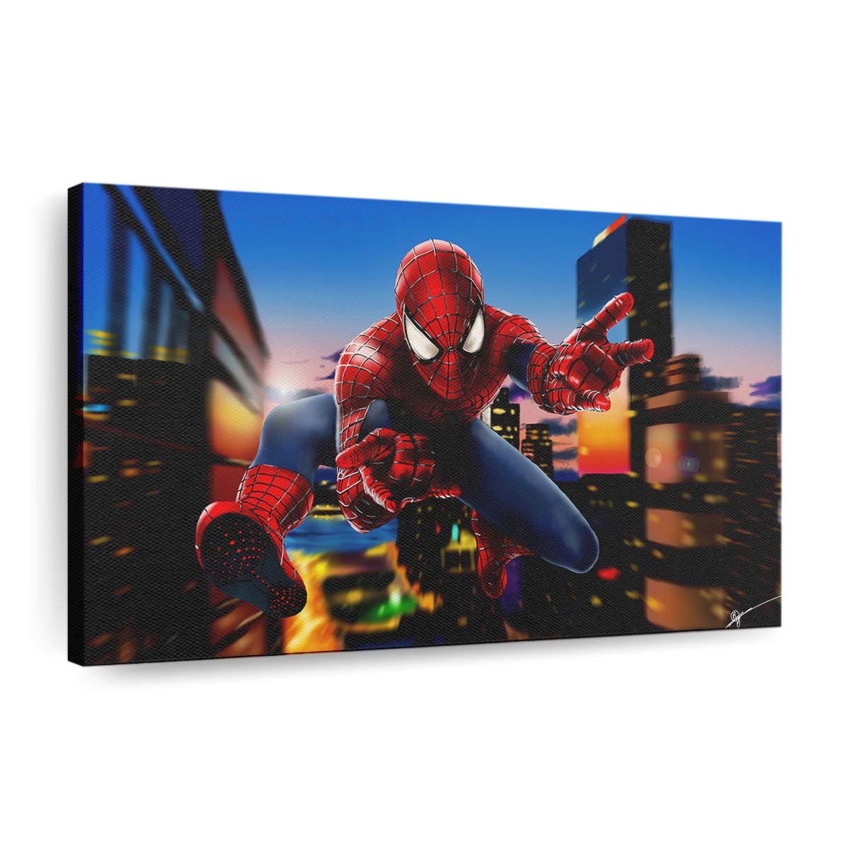 Spider Man Kunst 4 Leinwandbild - Wanddeko