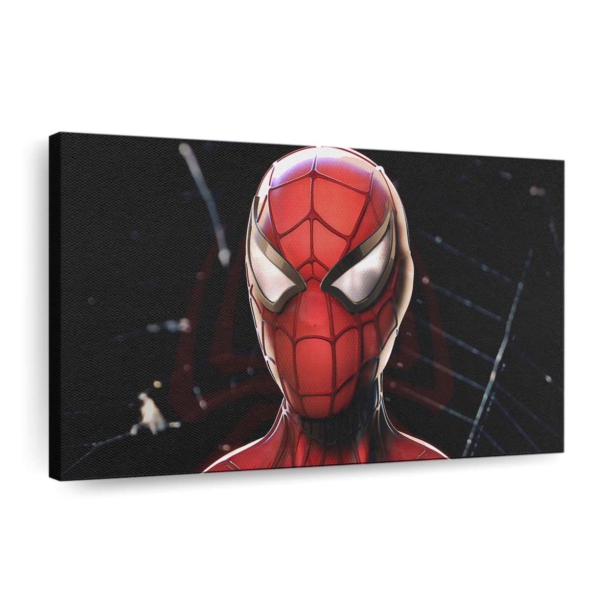 Spider Man Nahaufnahme Leinwandbild - Wanddeko