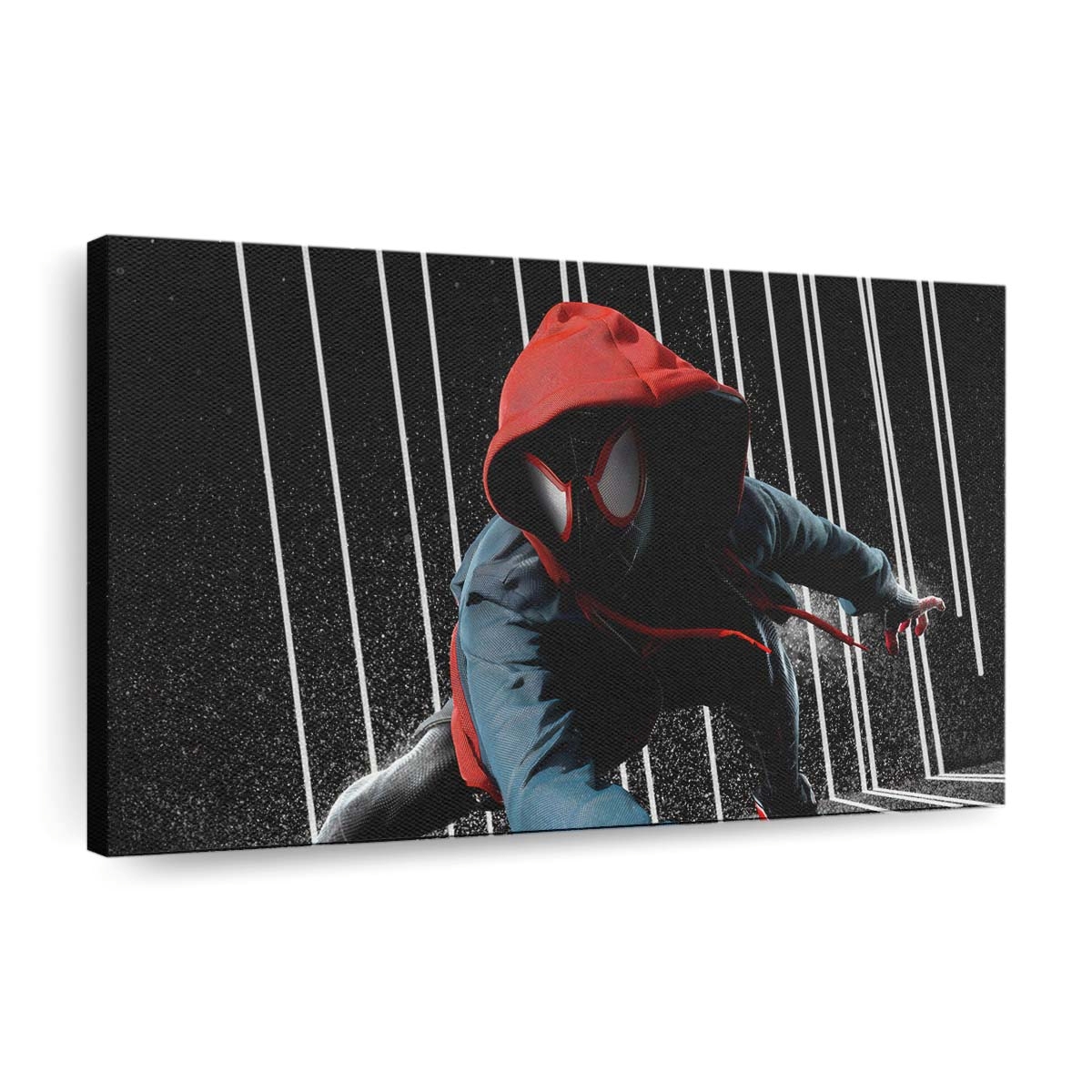 Spider Man Was ist los, Gefahr? Leinwandbild - Wanddeko