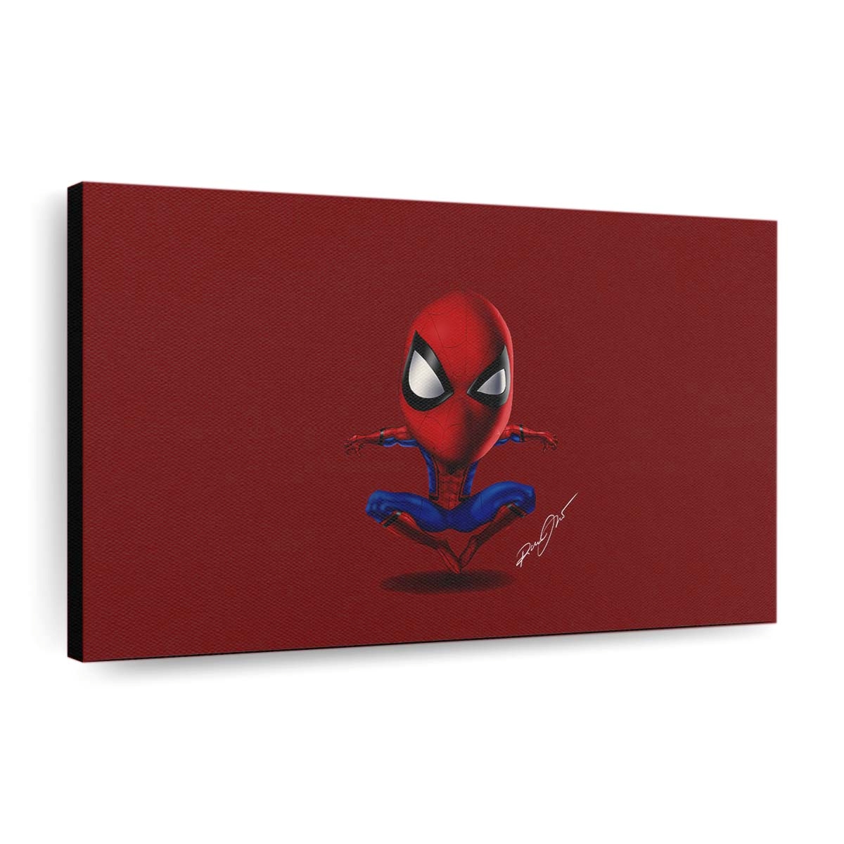 Spider Man Digitales Kunstwerk Leinwandbild - Wanddeko