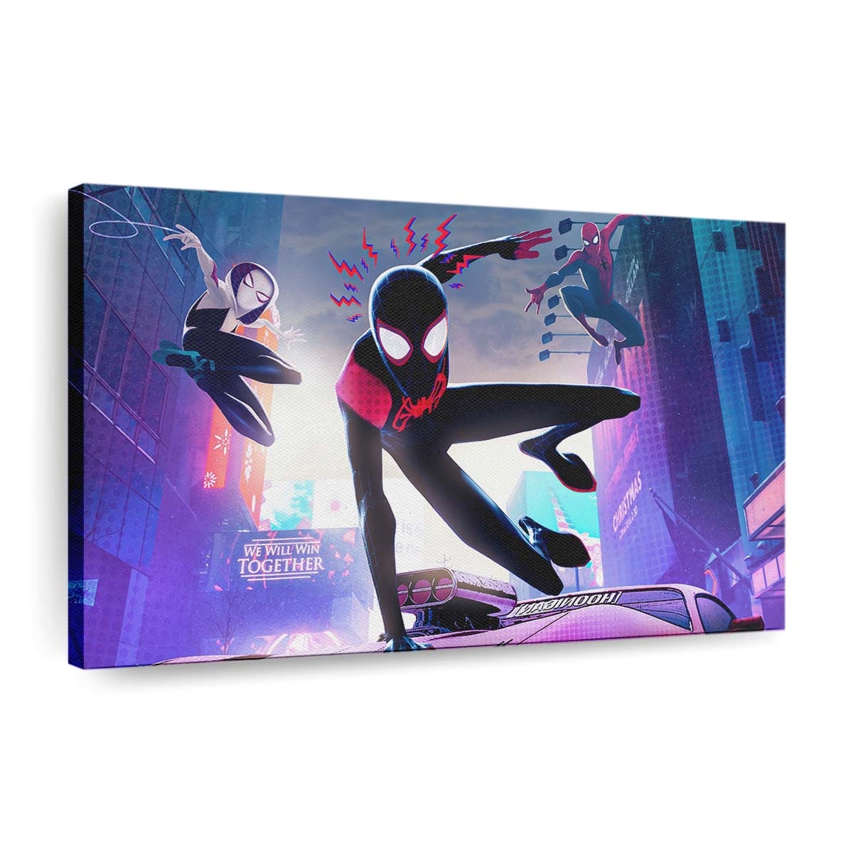 Spider Man Across The Spider Verse 2023 Poster Leinwandbild - Wanddeko
