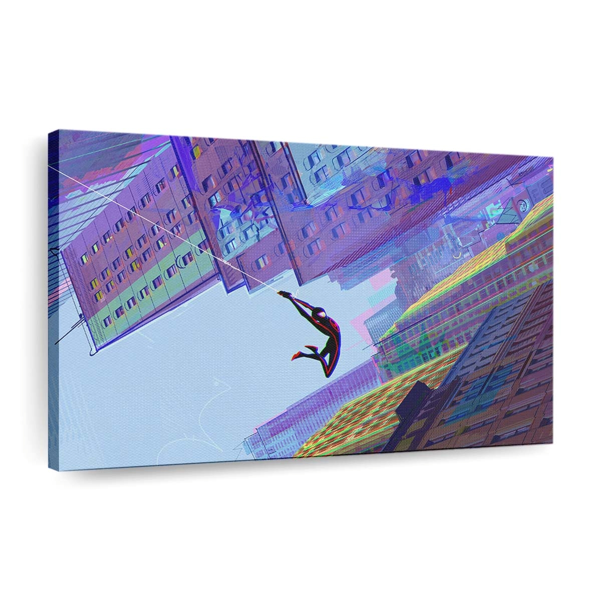 Spider Man Across The Spiderverse Marvel Leinwandbild - Wanddeko