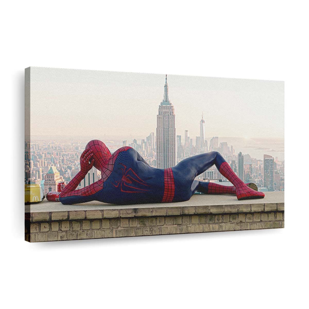 Spider Man geht nicht nach Hause Nyc Leinwandbild - Wanddeko