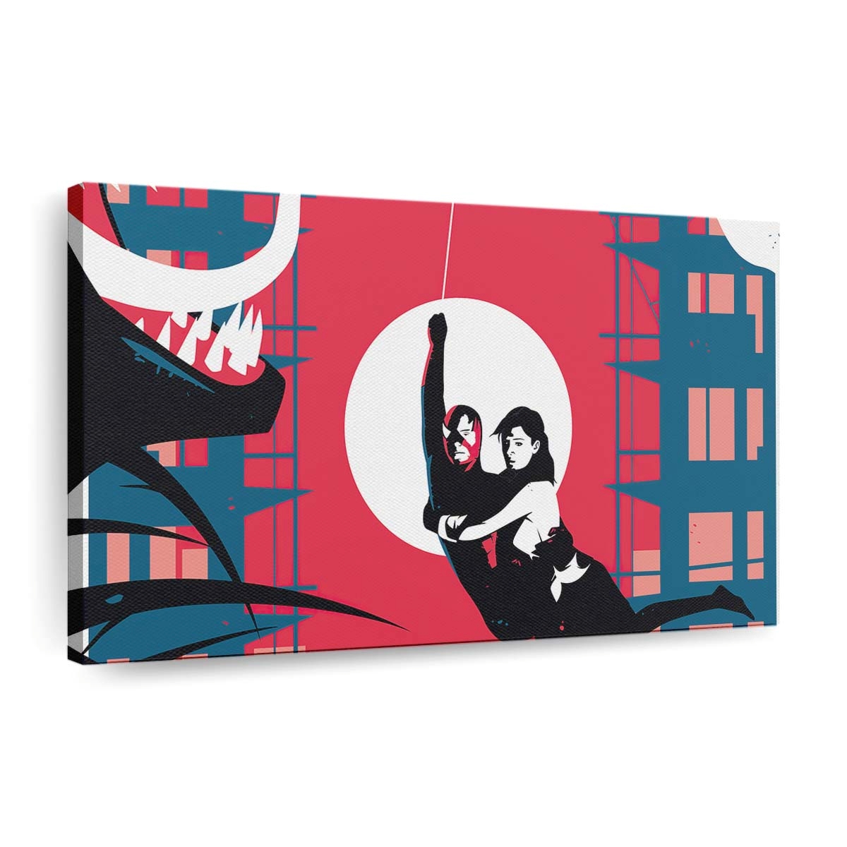 Spider Man und Mary Jane Swing Leinwandbild - Wanddeko