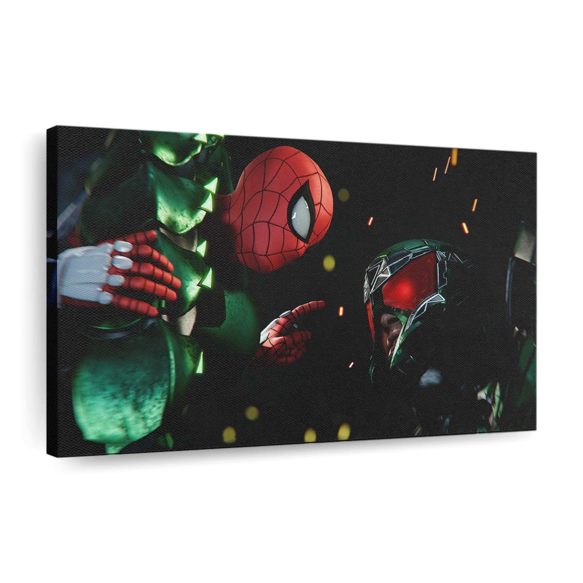 Spider Man und Scorpion Leinwandbild - Wanddeko