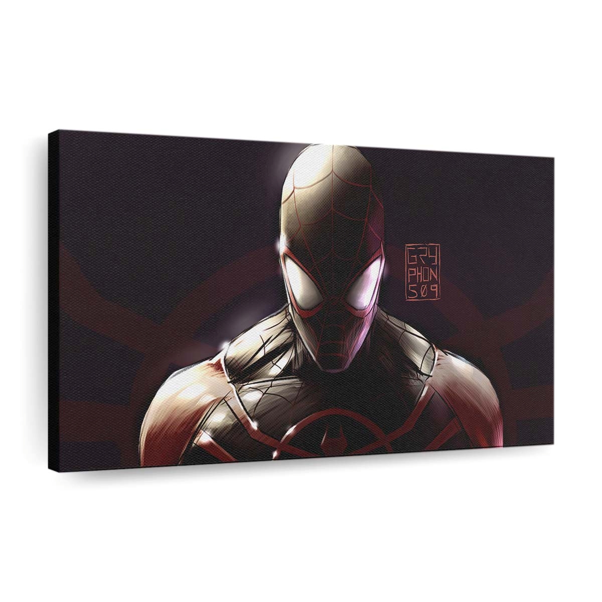 Spider Man Back In Black Leinwandbild - Wanddeko
