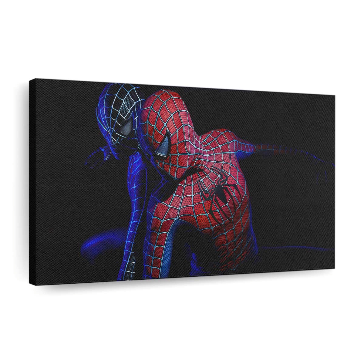 Spider Man schwarz und rot Leinwandbild - Wanddeko