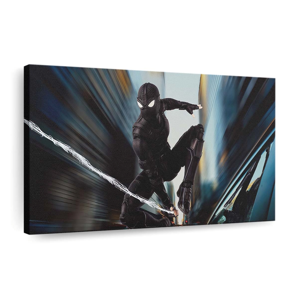 Spider Man im schwarzen Anzug 2020 Leinwandbild - Wanddeko