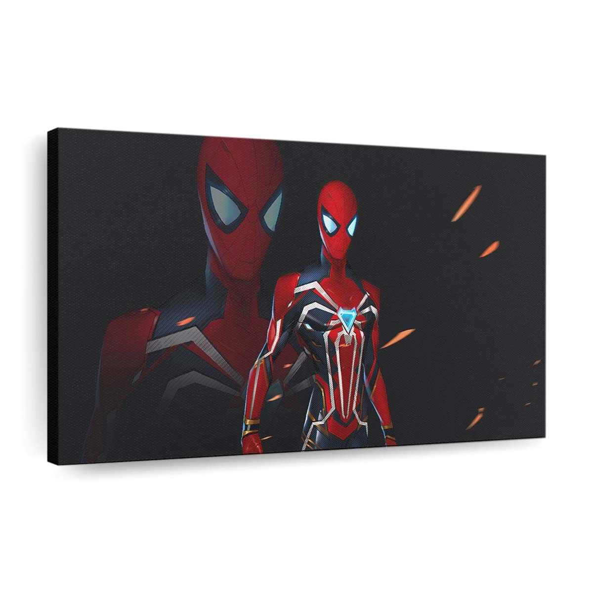 Spider Man schwarzer Anzug 2 Leinwandbild - Wanddeko