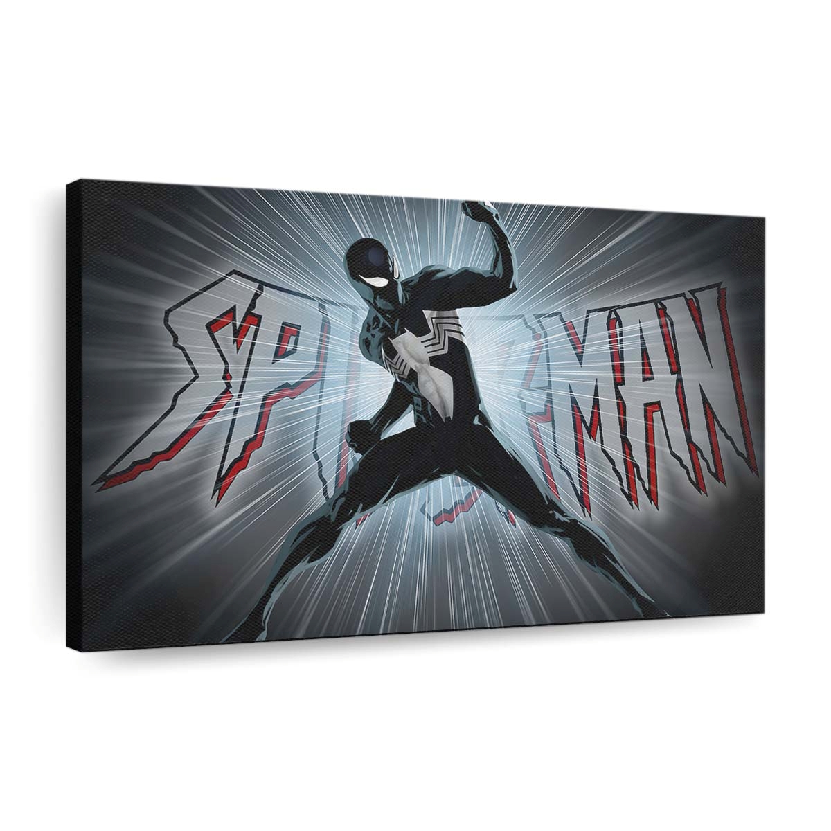 Spider Man schwarzer Anzug 3 Leinwandbild - Wanddeko