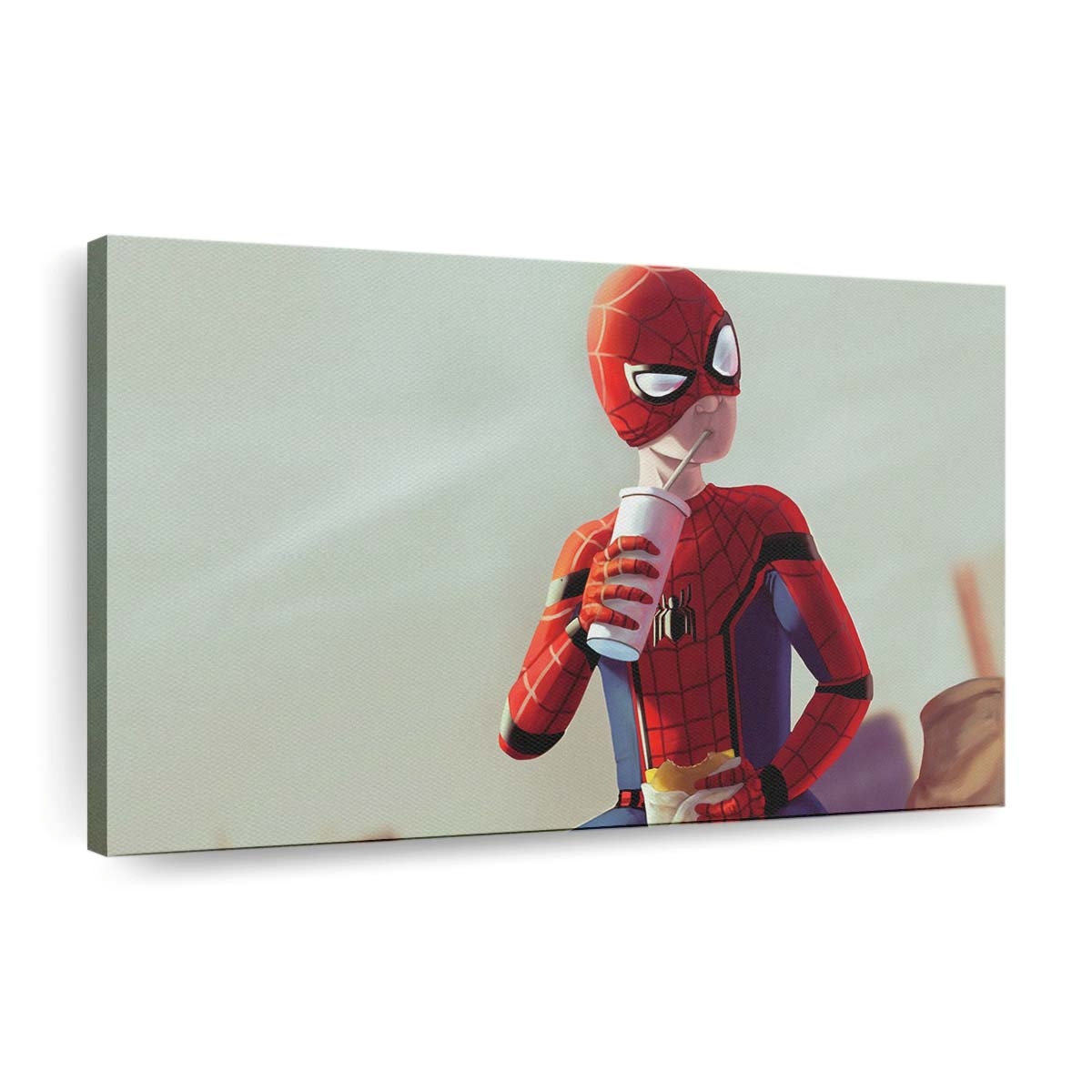 Spider Man Pause Leinwandbild - Wanddeko