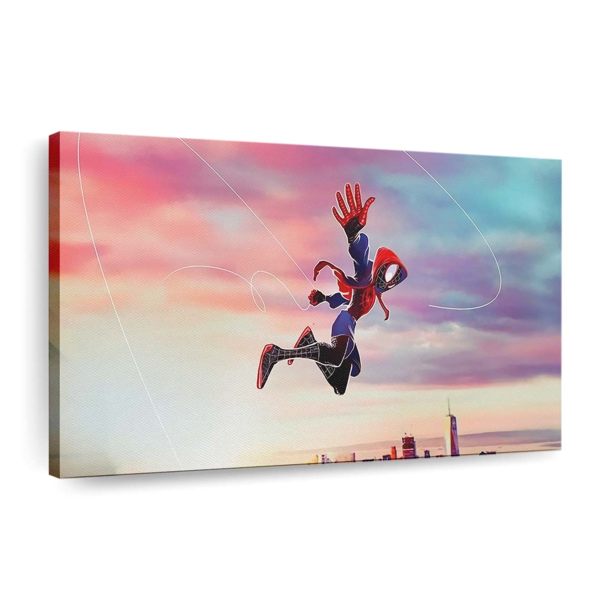 Spider Man Cartoon Kunst Leinwandbild - Wanddeko