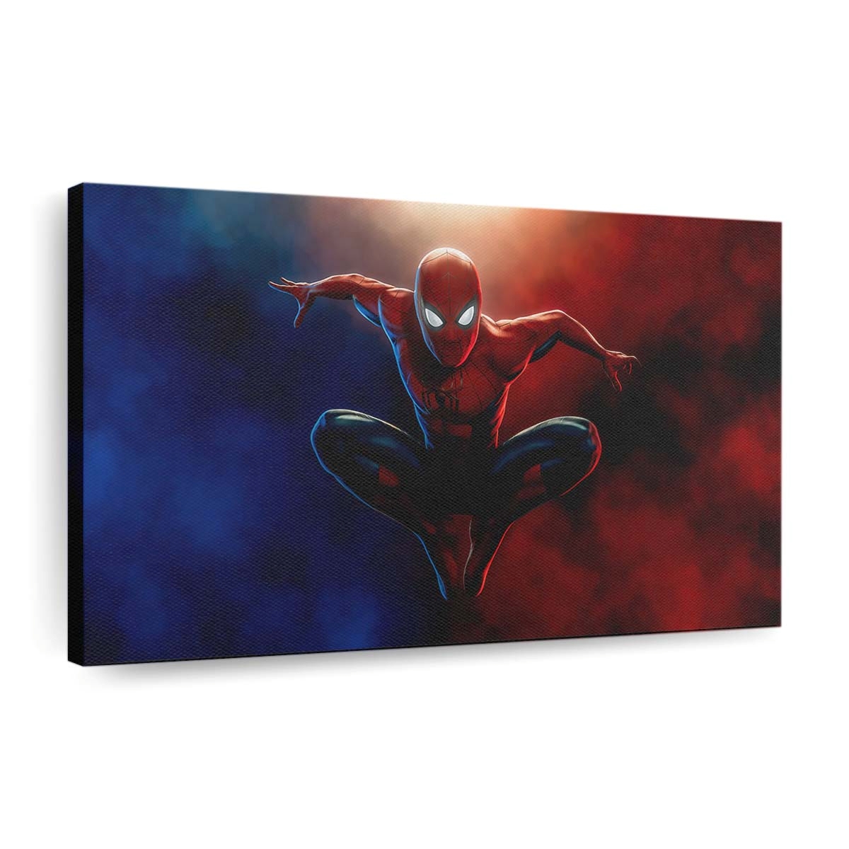 Spider Man Stadtbild Chroniken Leinwandbild - Wanddeko